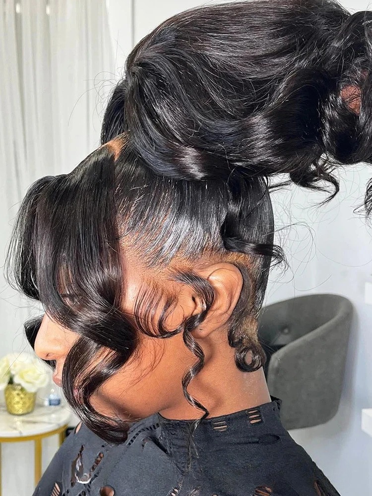 Free shipping Peruvian Soft 360 Full Wig Human Hair Pre Plucked Body Wave Glueless 13x4 13x6 Hd Transparent Lace Front Wigs Synthetic for Women