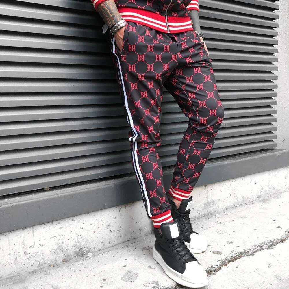 2025 Summer Fashion Designer Tight Fitting Casual Men s 3D Printed Jogging Pants New Drawstring Street Wear Men s Pants Casual Pants
