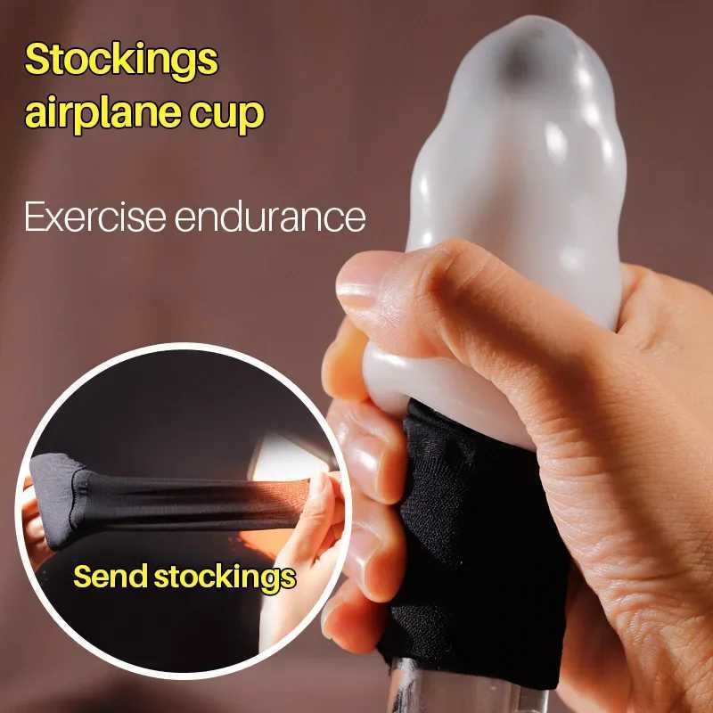 3D Male Masturbator Egg Cup Pocket Pussy Penis Sleeve Cock Exerciser Massager Reusable Delay Lasting Training Sex Toys For MenXJ250311