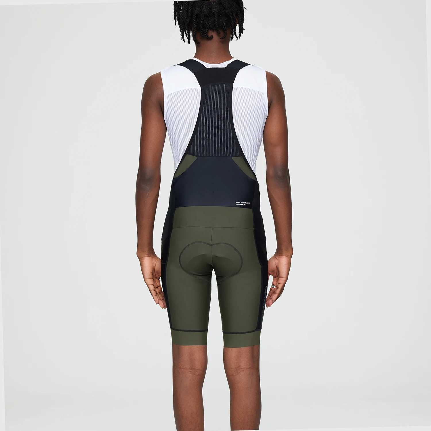 SPEXCEL 22 New Cargo BIB SHORTS For Long Travel Ride Road Cycling Shorts With Italy High Density Pad Green black W250311