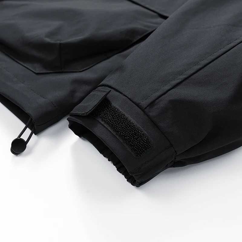 Men Jacket Hooded Big Pocket Windbreaker Trench Coats Oversize 6XL 7XL 8XL Plus Size Waterproof Camping Loose Thin SoftshellT250311