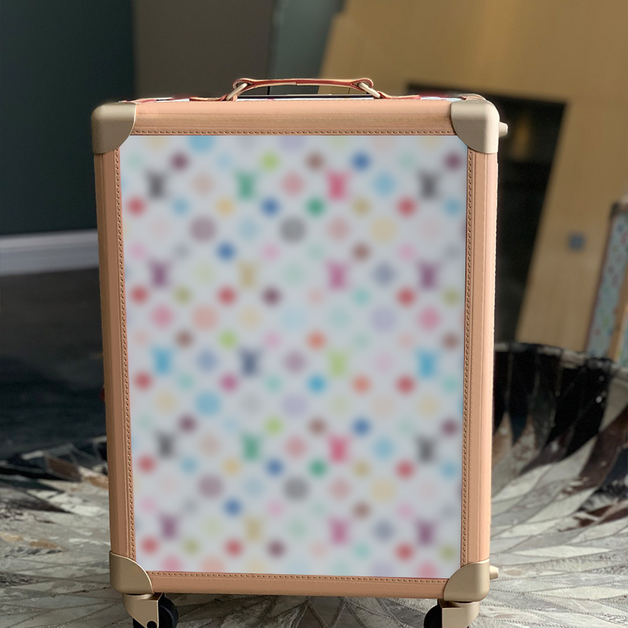 Designer Suitcase Travel Luggage Unisex Large Capacity Luggage 20-Inch Rolling Trolley with Wheels Suitable for Cabin Boarding Travel Use