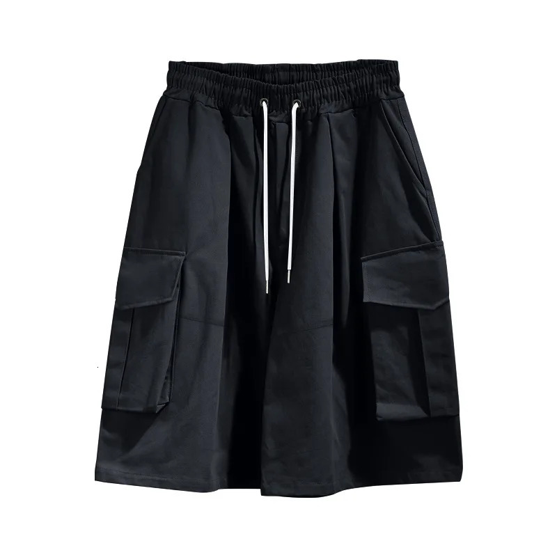 Summer Selling Mens Shorts Large Size Multi Pocket Oversiz American Retro Drawstring Work Shorts 250310