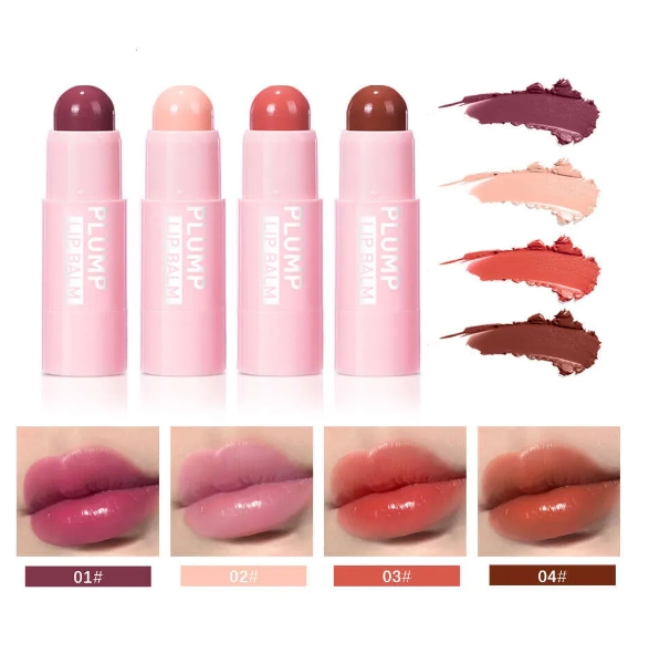 Ibcccndc Big Mouth Feng lipstick DuDu lip moisturizing fade lip lines elastic moisturizing 4 colors