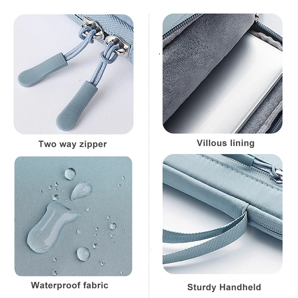 Laptop Bag 13 14 15 16 inch For Air Pro M1 M2 M3 Sleeve Cover Waterproof For HP Dell Notebook Case 250310