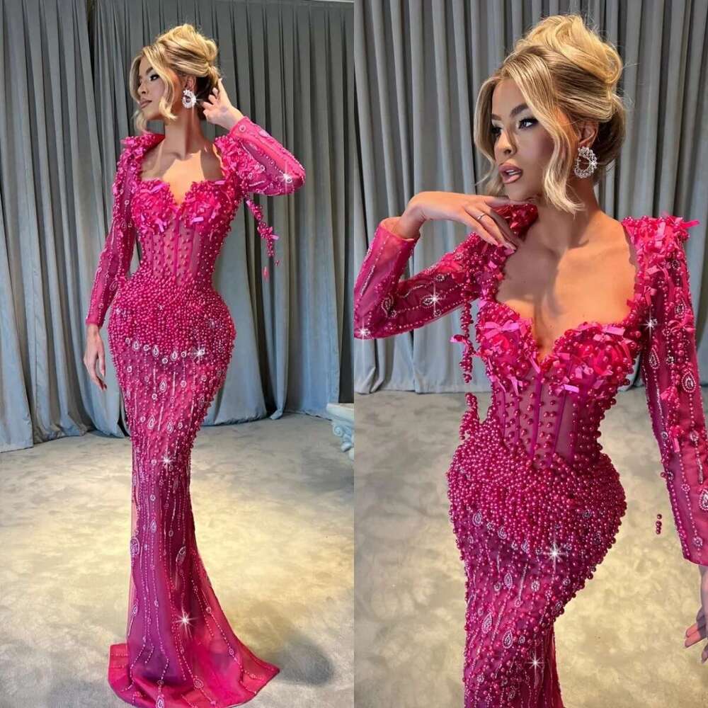 Elegant Sweetheart Neck Evening Dresses,uoso Beading Pearls Dress,Straight Wedding Dress,Appliques