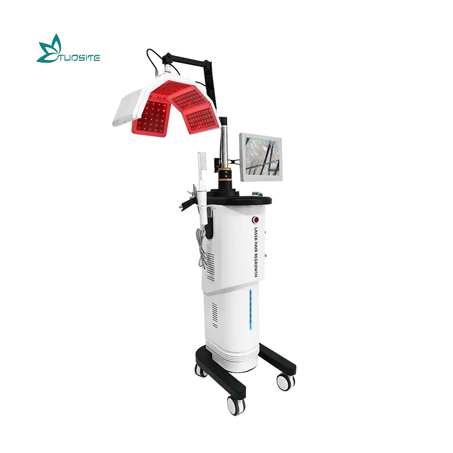 Diode Laser Hair Growth Device Low Level Therapy Hair Loss Treatment 650nm Light Regrowth Machine