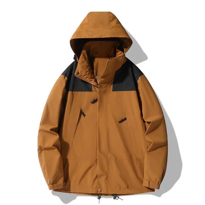 Outdoor Mens Sports Jackets Casual Waterproof Coat Windproof Hooded Jackets Lightweight Woman Man Outdoor Climbing OutwearT250311