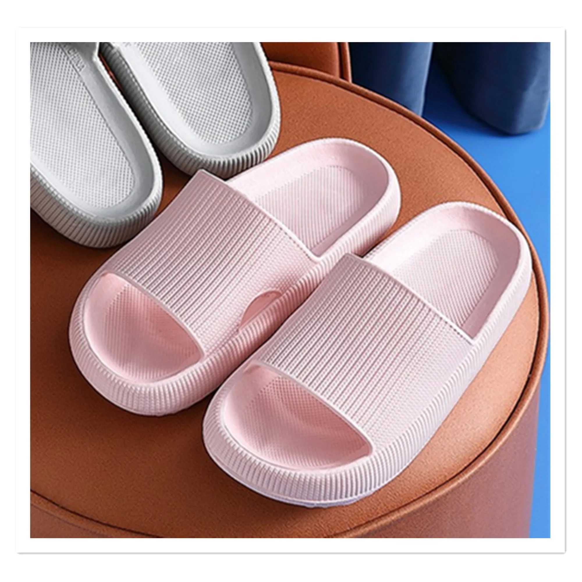 Childrens sandals and slippers Summer girl breathable baby indoor soft sole anti slip wear-resistant and fecal feeling slippT250311