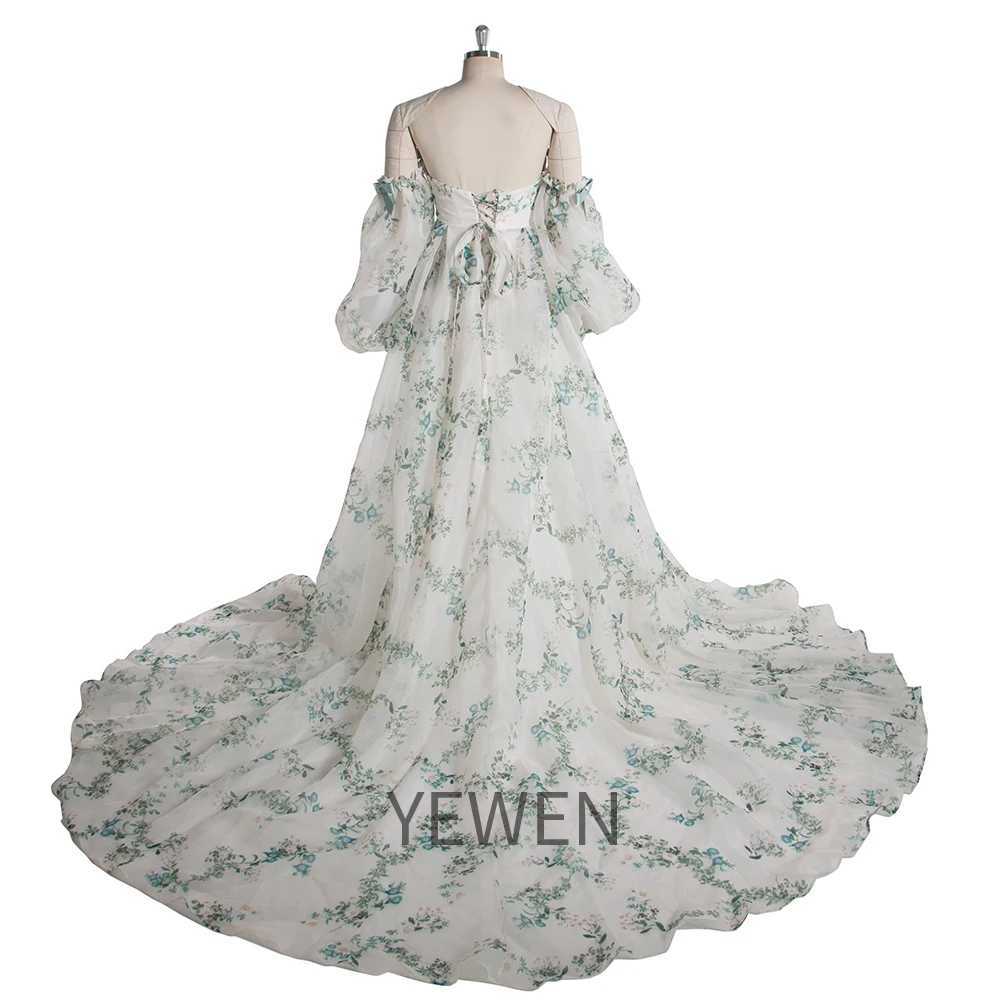 Stylish Printed Matrenity Gown for PhotoShoot Pregnancy Baby Shower Dress YW240075 X250224