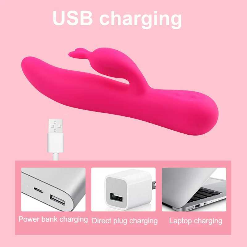 LINSEX Rabbit Tapping G-Spot Pattern Vibrator Suitable for Female Clitoral Stimulator Powerful 21 Mode Sex Toy Female AdultXJ250311