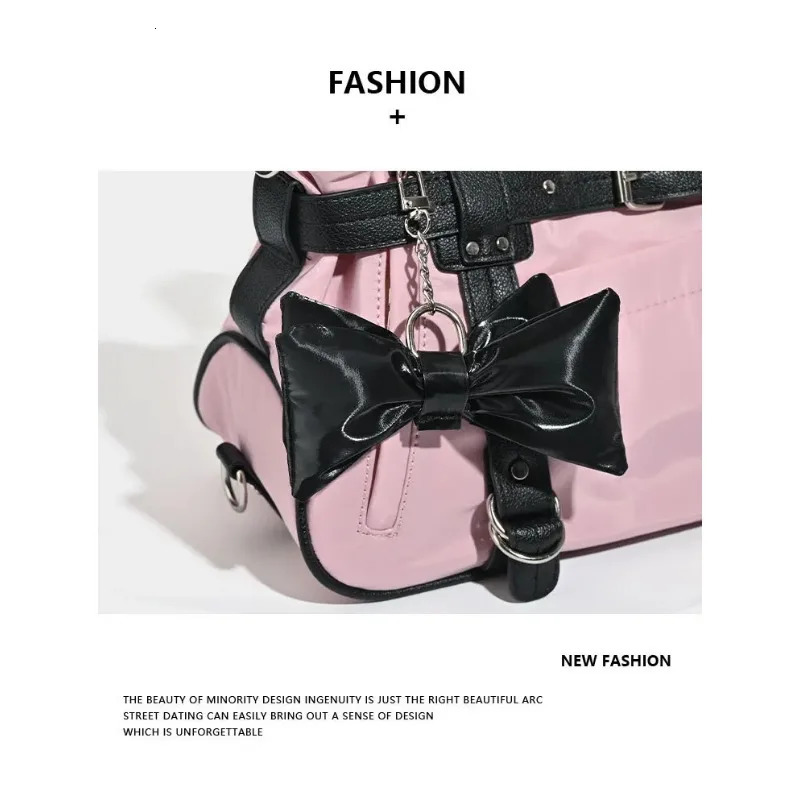 Korean niche sweet and cool style travel bag large capacity fitness yoga commuting shoulder crossbody 250311