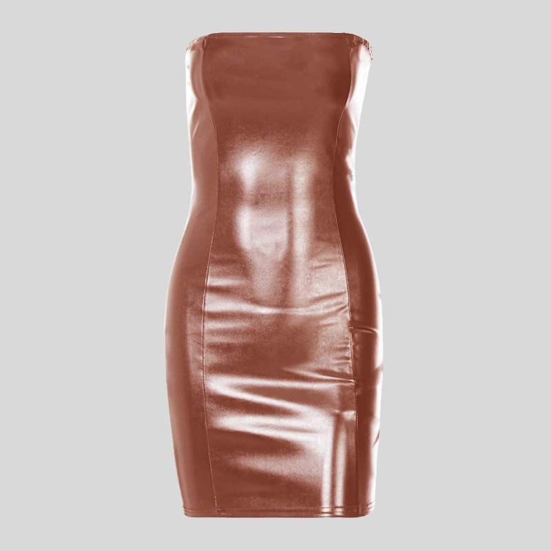 European and American women's clothing new summer sexy tube top temperament dress night skirt