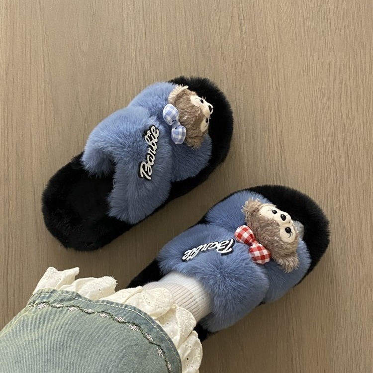 Soft Soled Bread Slippers Multifunctional Hairy Slippers For Women s Spring And Summer 2025 Fashion Designer New Sandals Thick Soled Cotton Slippers F