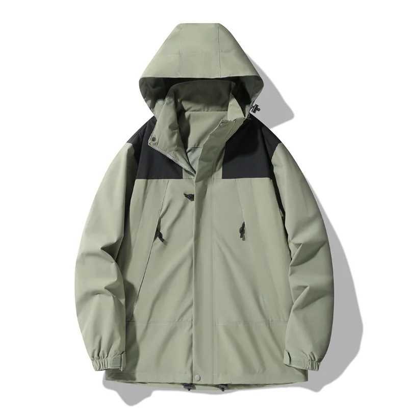 Outdoor Mens Sports Jackets Casual Waterproof Coat Windproof Hooded Jackets Lightweight Woman Man Outdoor Climbing OutwearT250311