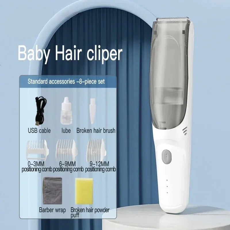 Hair-absorbing Razor Baby Hair Children Waterproof Adult Household Electric Clipper 250311 C260312