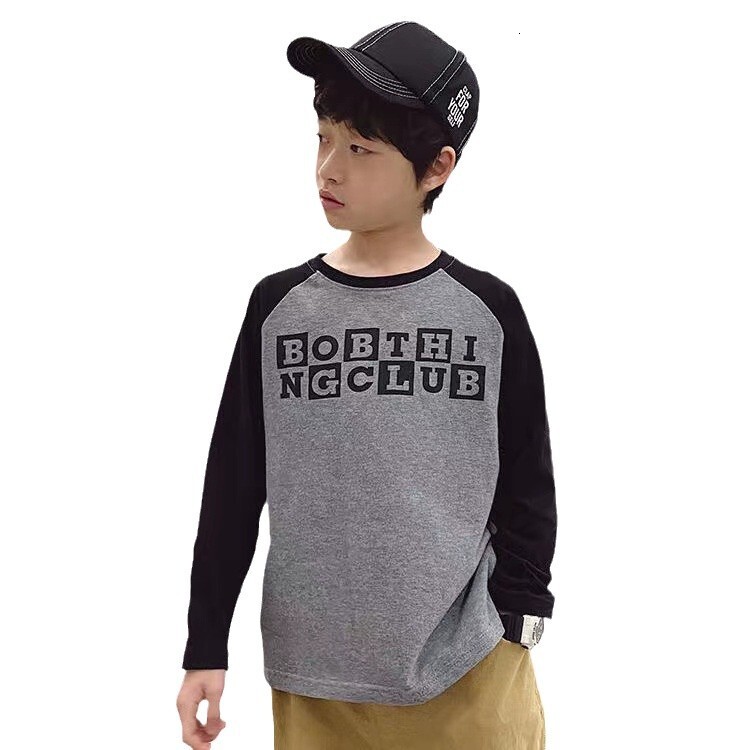 Ddmyshoesvip Boys Long Sleeved Autumn New Clothing Korean Version Chinese Children S Anime Printed Raglan T Shirt With A Trendy Base