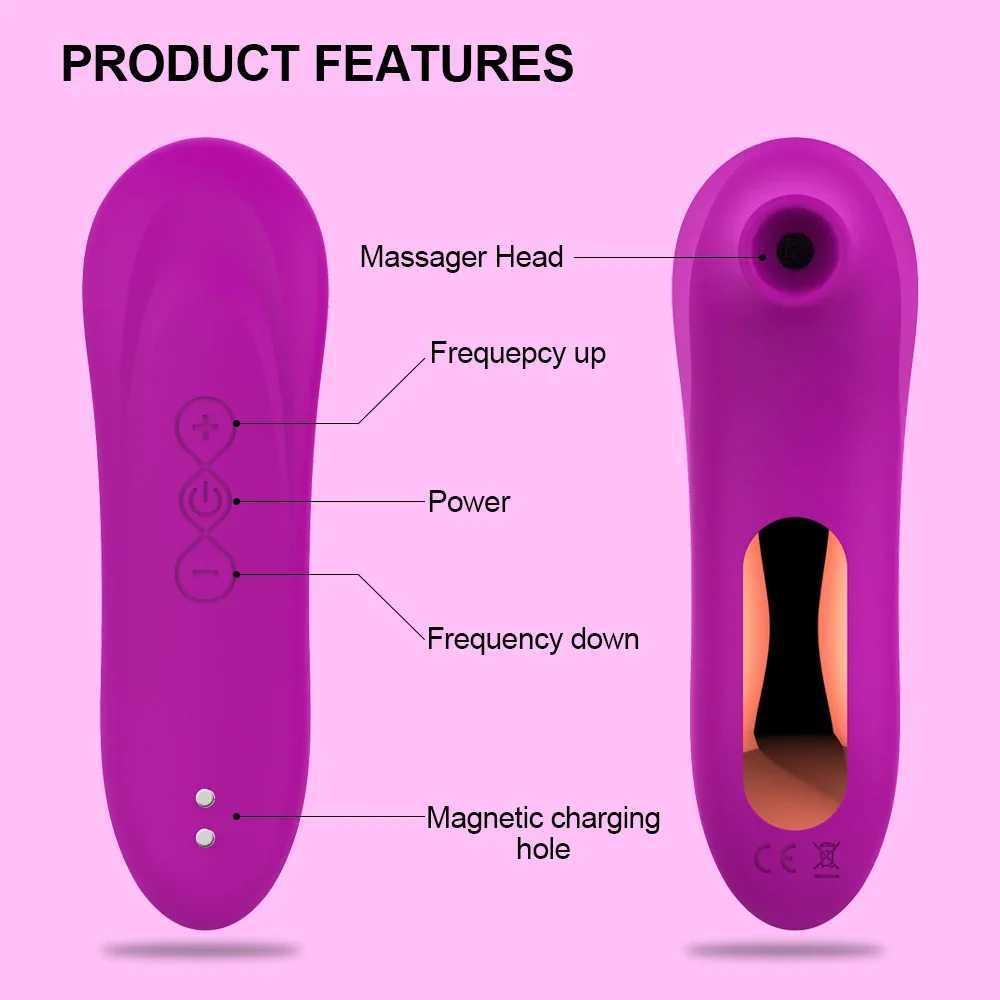Clitoris Oral Sucker Vacuum Stimulator Vibrator Female Clit Sucking Nipple Vagina Sex Toys for Women Masturbator Adult ProductsXJ250311
