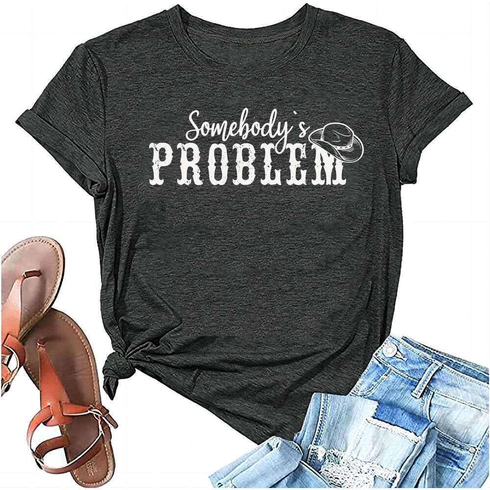New it is Beautiful Day printed women's t-shirt with versatile temperament for 2025, new trendy clothing ins