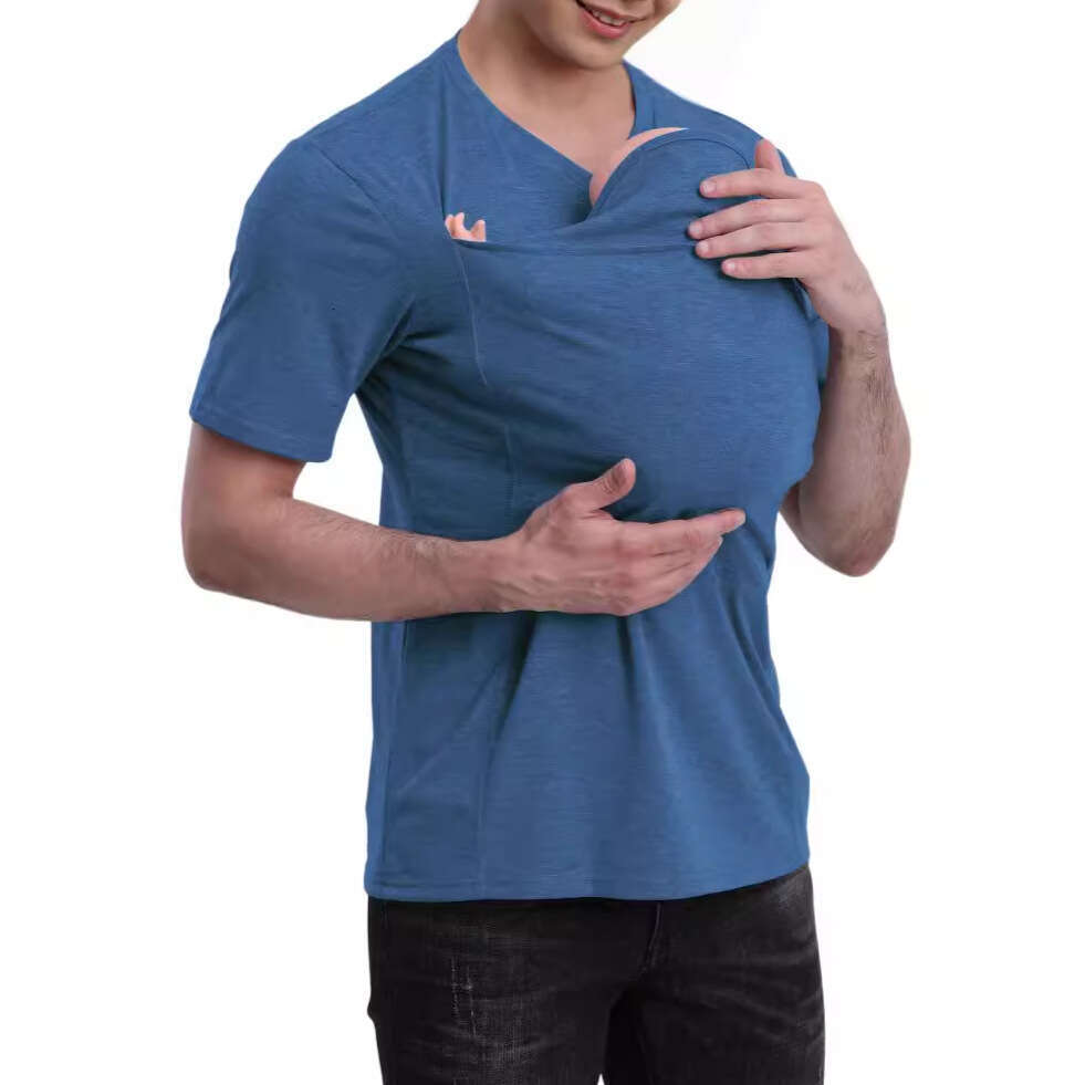 High quality Dad Mom Multi functional Soothing Shirt T-shirt Tank Top 2025 New Casual Fashion Trendy Clothing from Europe and America
