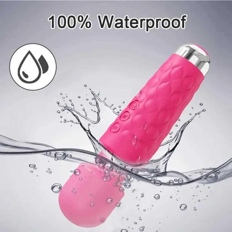 Mini Powerful Vibrator Magic Wand Female G-Spot Massager USB Charging Adult Sex Products Female Sex ToysXJ250311