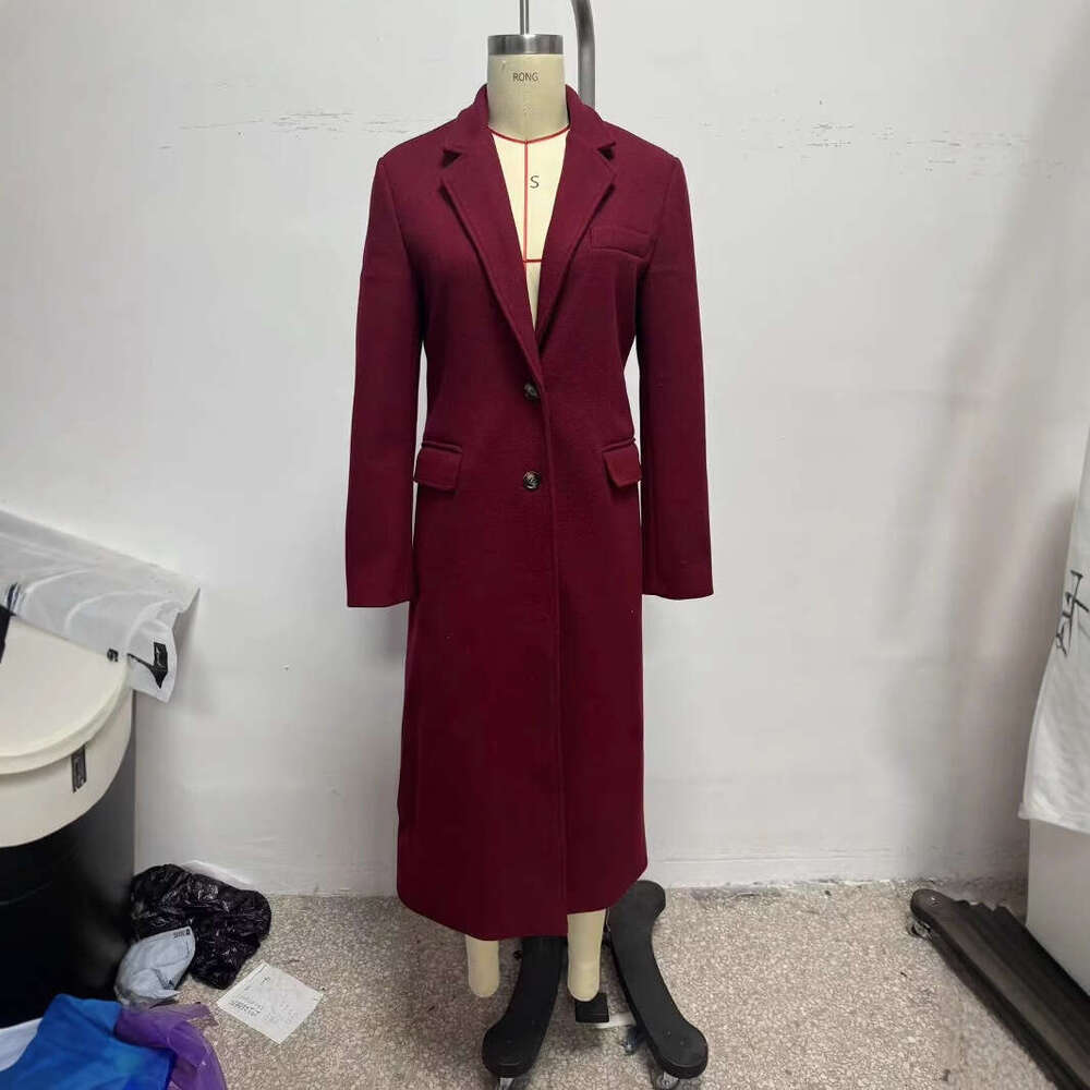 Women's Clothing 2024 Autumn And Winter New Street Fashion Temperament Long Coat Jacket