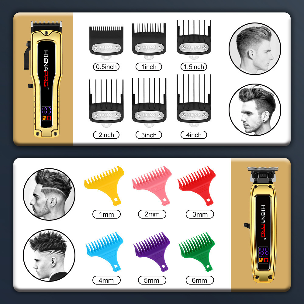 BRCDIP Professional Barber Hair Clipper Kit Base Charger 7500RPM Barber DLC Blade Salon Mens Barber 250211