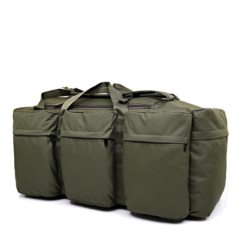 90L Large Capacity Mens Tactics Backpack Multifunction Waterproof Oxford Hike Camp Backpacks Wear-resisting Travel Bag 250305