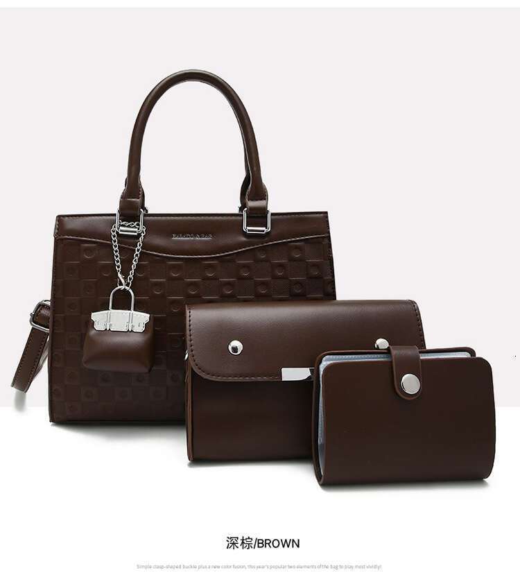 2025 New Fashion Large Capacity Women's Mother and Child Bag Single Cross Shoulder Handbag