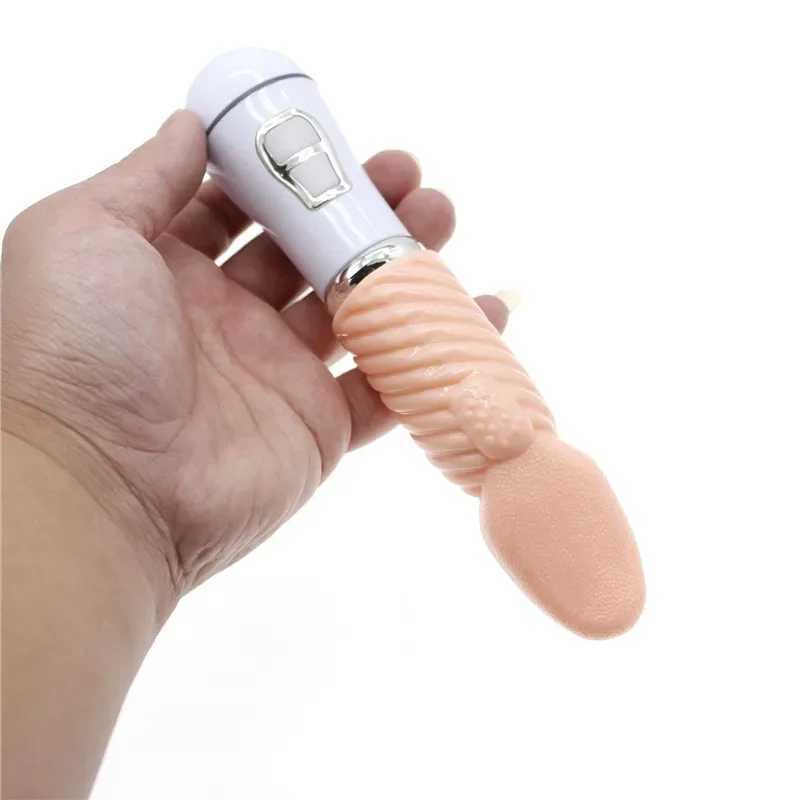 Realistic Tongue Licking Vibrator For Women Clitoris Stimulation Female Orgasm Sex Machine Adult Sex Toys For Women SexyXJ250311