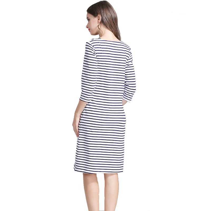 Women Maternity Dress Breastfeeding Clothes Nursing Wear for Pregnant Clothing Mommy Style Cotton New Spring US SizeT250311
