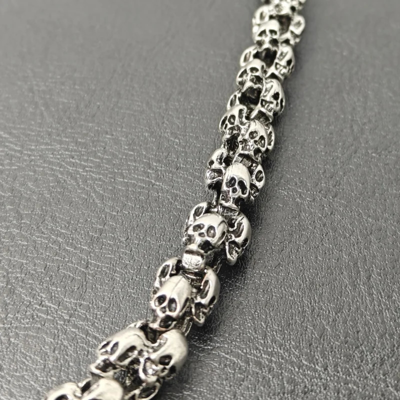 2025 Model Rotundity Skull Pants Chain Unisex Ones Waist y2k Accessories Punk Hip Hop Key Chain Wholesaler 250303