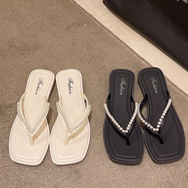 Clip On Flip Flops Women s 2025 New Fashion Designer Summer French Sandals Soft Soled Shoes Comfortable High end Clip On Roman Flat Shoes Outdoor Casu