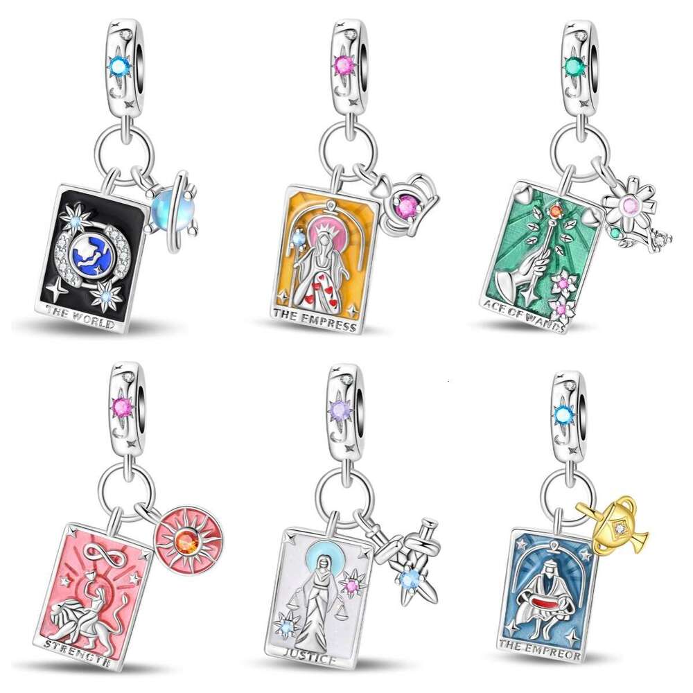 New Style DIY Jewelry Accessories Bracelet for women gift 925 Sterling Silver Commemorative Vitality World Pendant Beads Charms