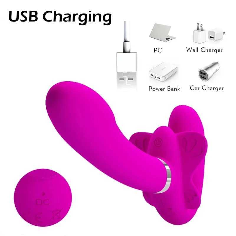 Penis lesbian dual head vibrating sex strapless vibrator adult sex toyXJ250311