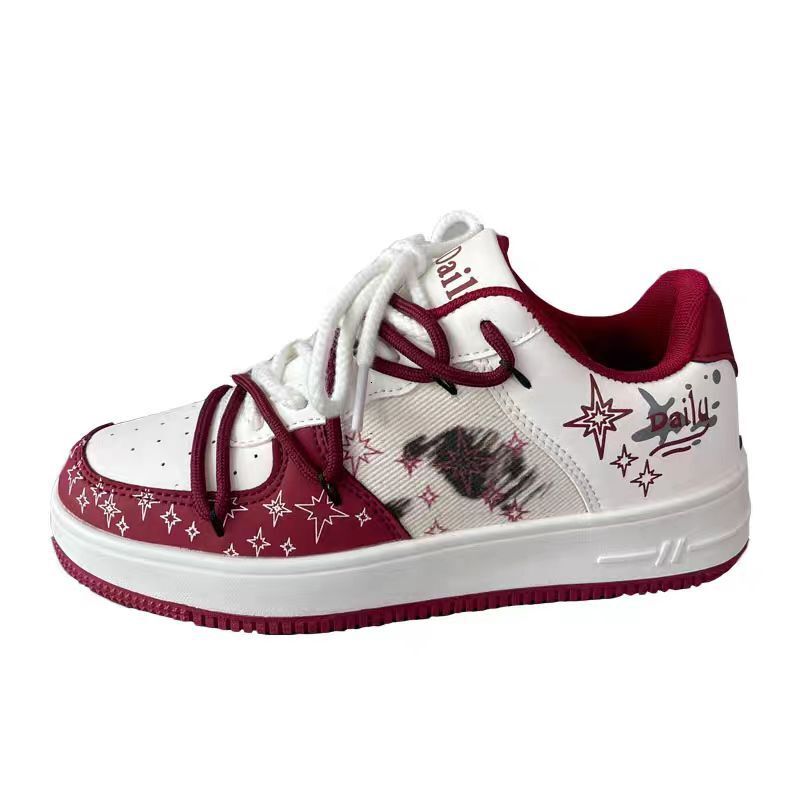 2025 Designer Spring And Summer New Shoes Internet Multi-function Men's Casual Shoes Red Graffiti Outdoor Shoes Student Couple Sports Shoes Child