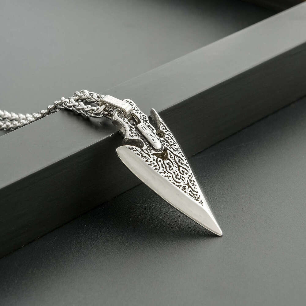 Jewelry Creative New Stainless Trendy Gold Pendant Personalized Titanium Steel Men's Necklace