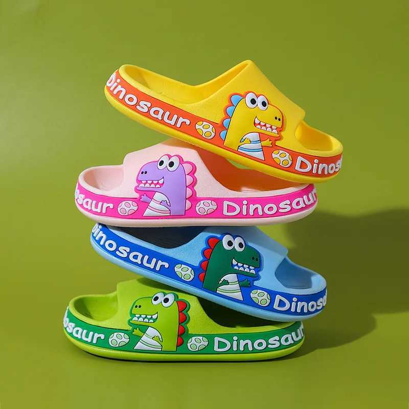Children Slippers Kids Summer Cartoon Beach Shoes Boys Girls Baby Soft Sole Non-SlipT250312