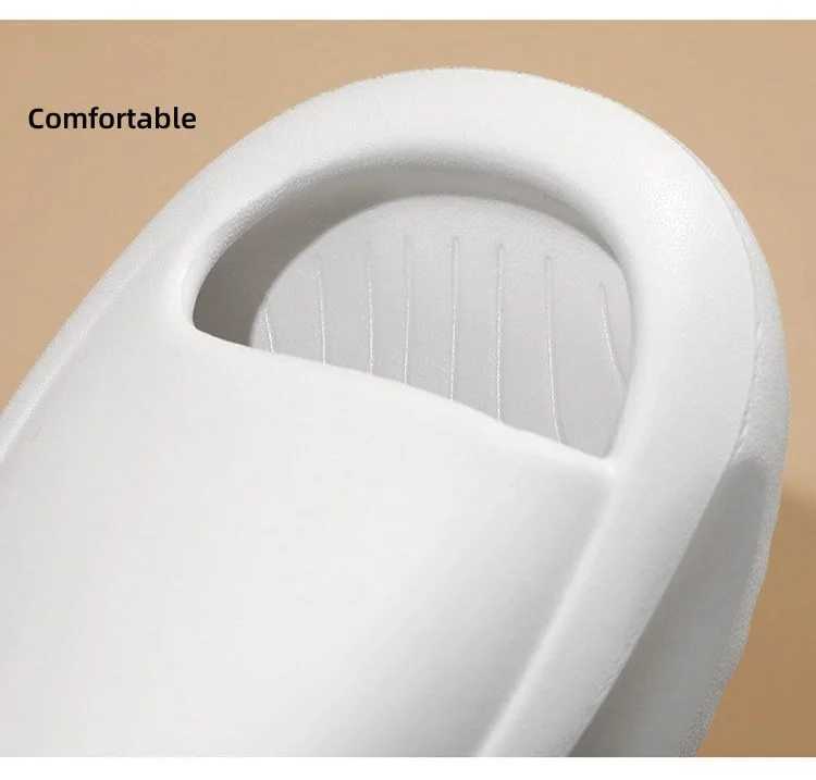 Couple sandals for summer outdoor wear soft breathable slippers for men and women non slip for home use E-shaped mop solid color sports gymXJ250311