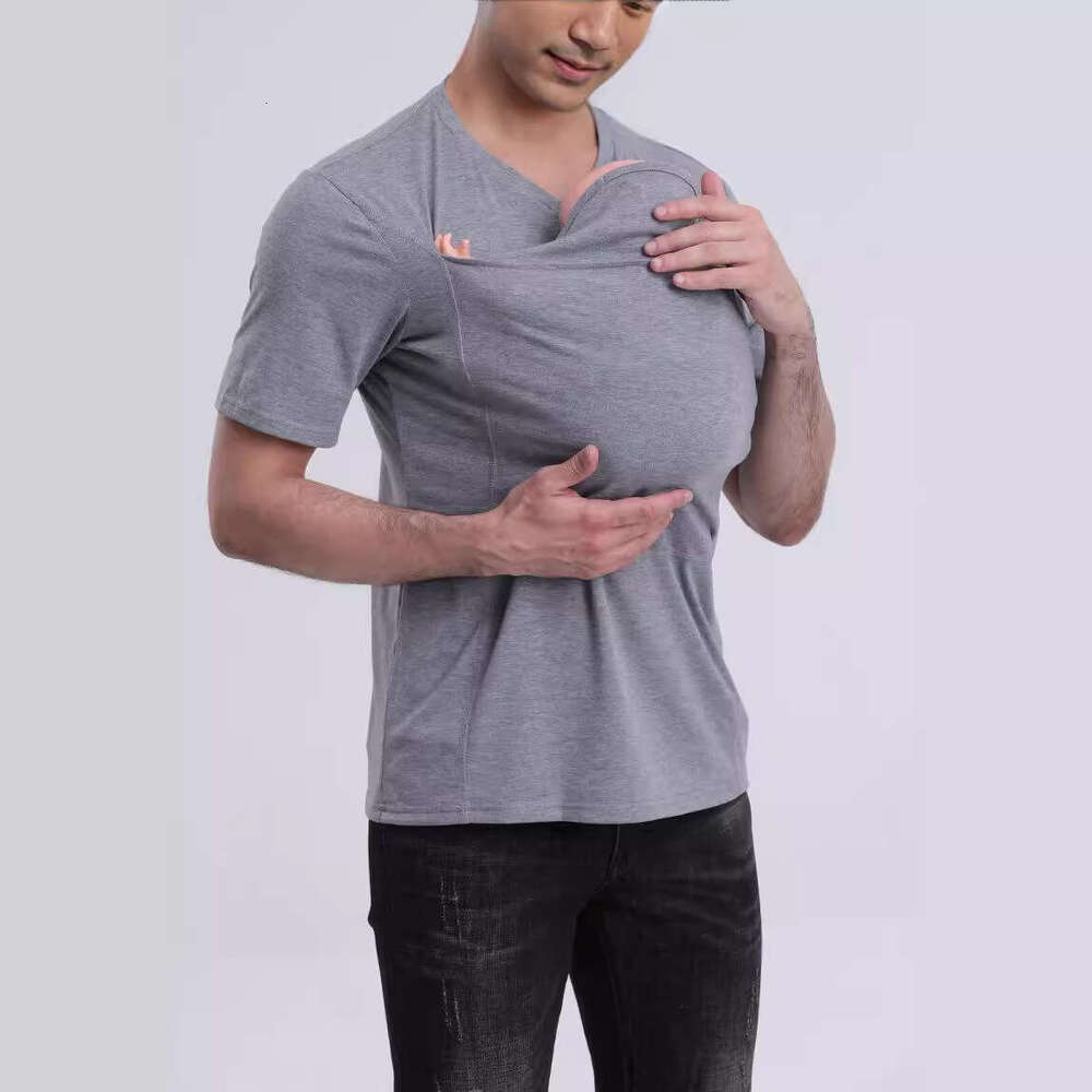 High quality Dad Mom Multi functional Soothing Shirt T-shirt Tank Top 2025 New Casual Fashion Trendy Clothing from Europe and America