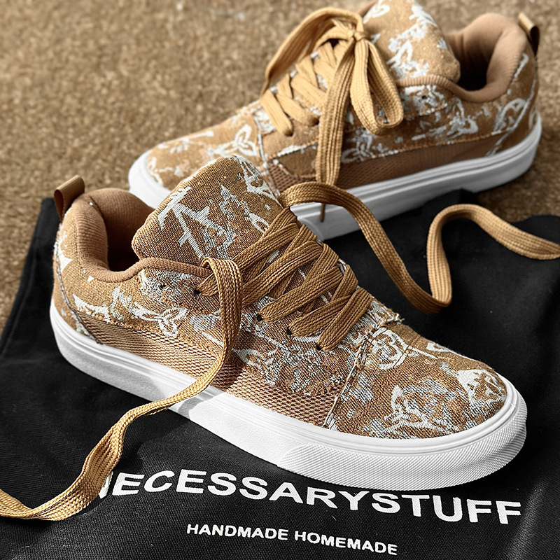 2025 Autumn New Men's And Women's Couple Korean Trendy Board Student Casual Bread Fashion Skateboarding Shoes