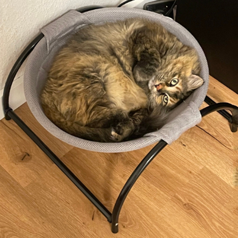 Dog Bed All-Season Breathable & Washable Pet Cat Bed - Hammock Swing Cradle Chair for Year-Round Comfort, Ideal Winter Cat Nest