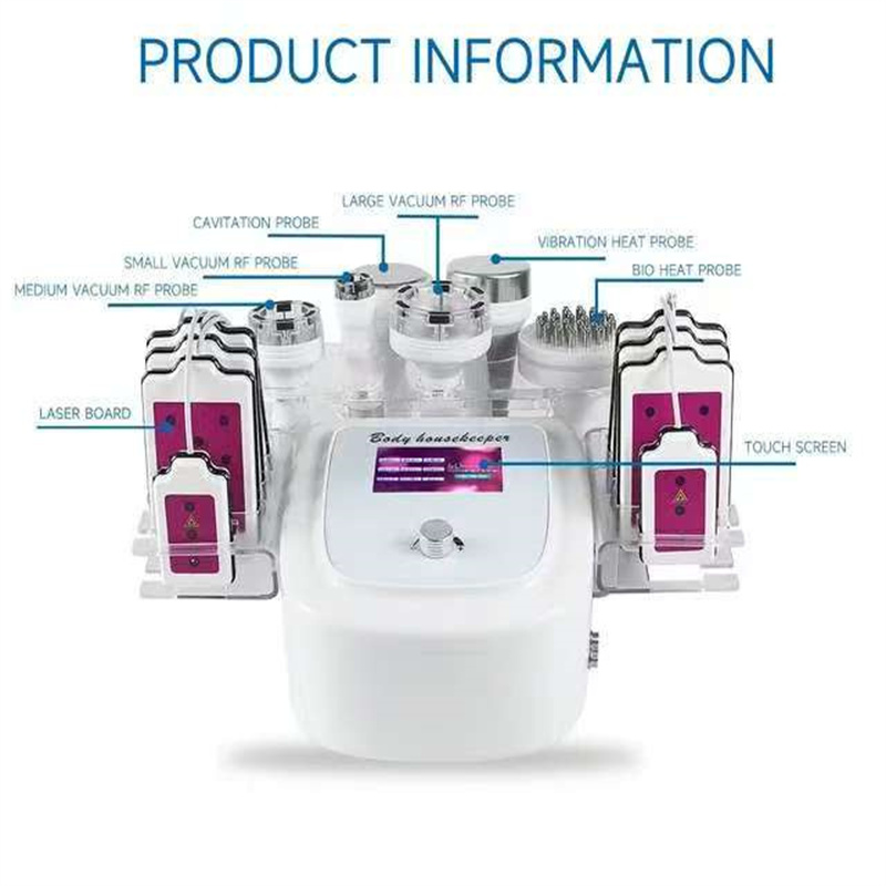 7 In 1 80K Vacuum Cavitation Ultrasonic Machine leser Lipo Massage fit Burning Cellulite Removal Body Slimming Shape Massager