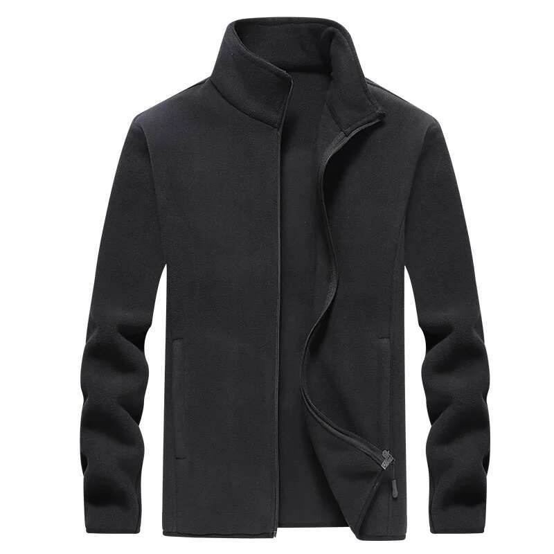 Winter Fleece Hiking Jacket Windbreaker For Men Sportswear Wool Ing Thickened Warm Men's Coat Plus Size Overcoat