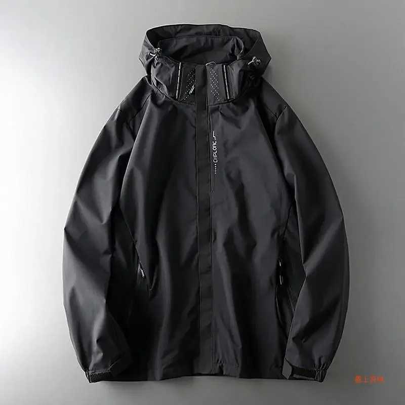 Outdoor Thin Mens Jacket For Spring Summer Windproof Waterproof Breathable Running Mountaineering Suit WindbreakerT250311