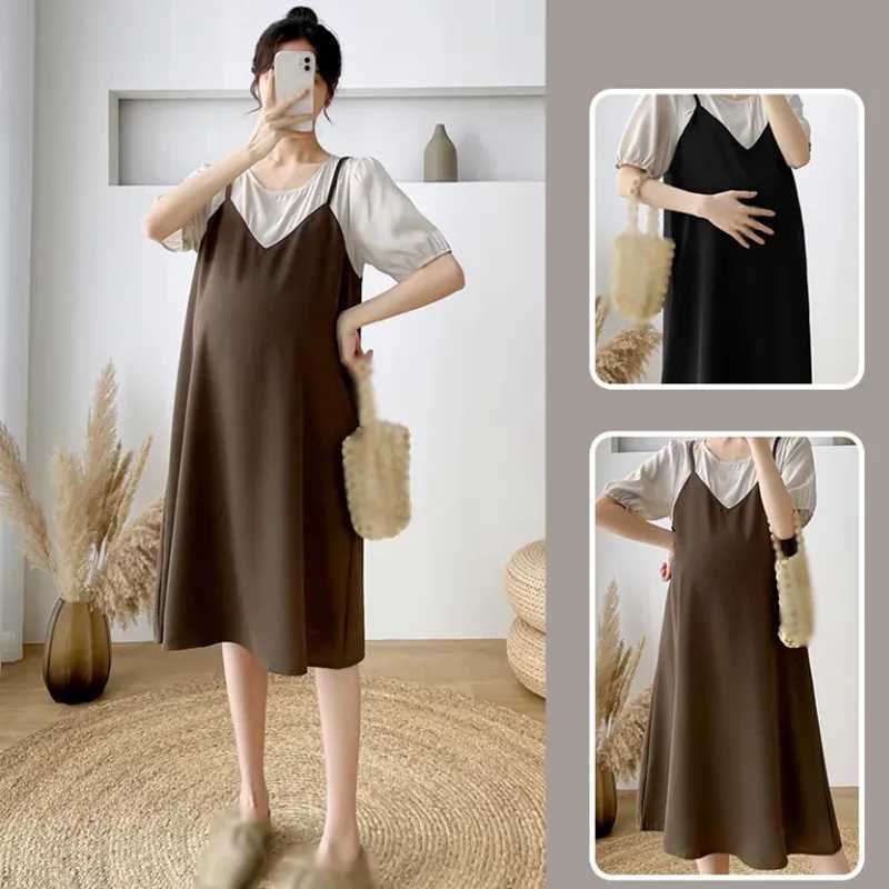 New Summer Loose Pregnant Womens DressT250311