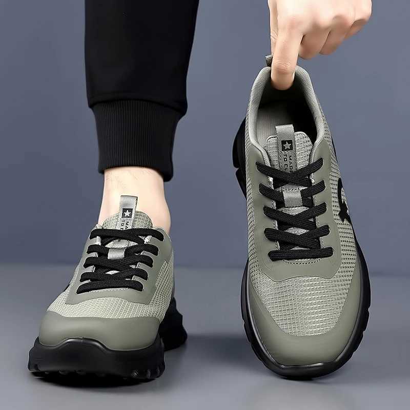 New Arrival Fashion Men Breathable Sneakers Mesh Casual Driving Shoes Lac-up Lightweight Walking Men Shoes Handmade Male Vulcanize Shoes T250311