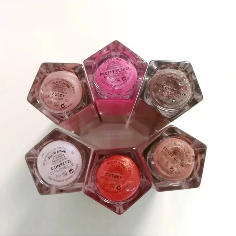 Gloss Bomb Universal Lip Luminizer 9 Colors Non-Sticky Moisturizing Lip Gloss Plumping and Long-Lasting Glitter Liquid Lipstick 250311