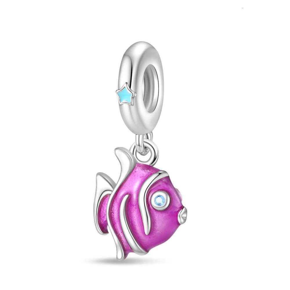 925 Sterling silver ocean wind sea turtle seahorse Charms pendant beads fit DIY Bracelet jewelry accessories For women fashion jewelry gift