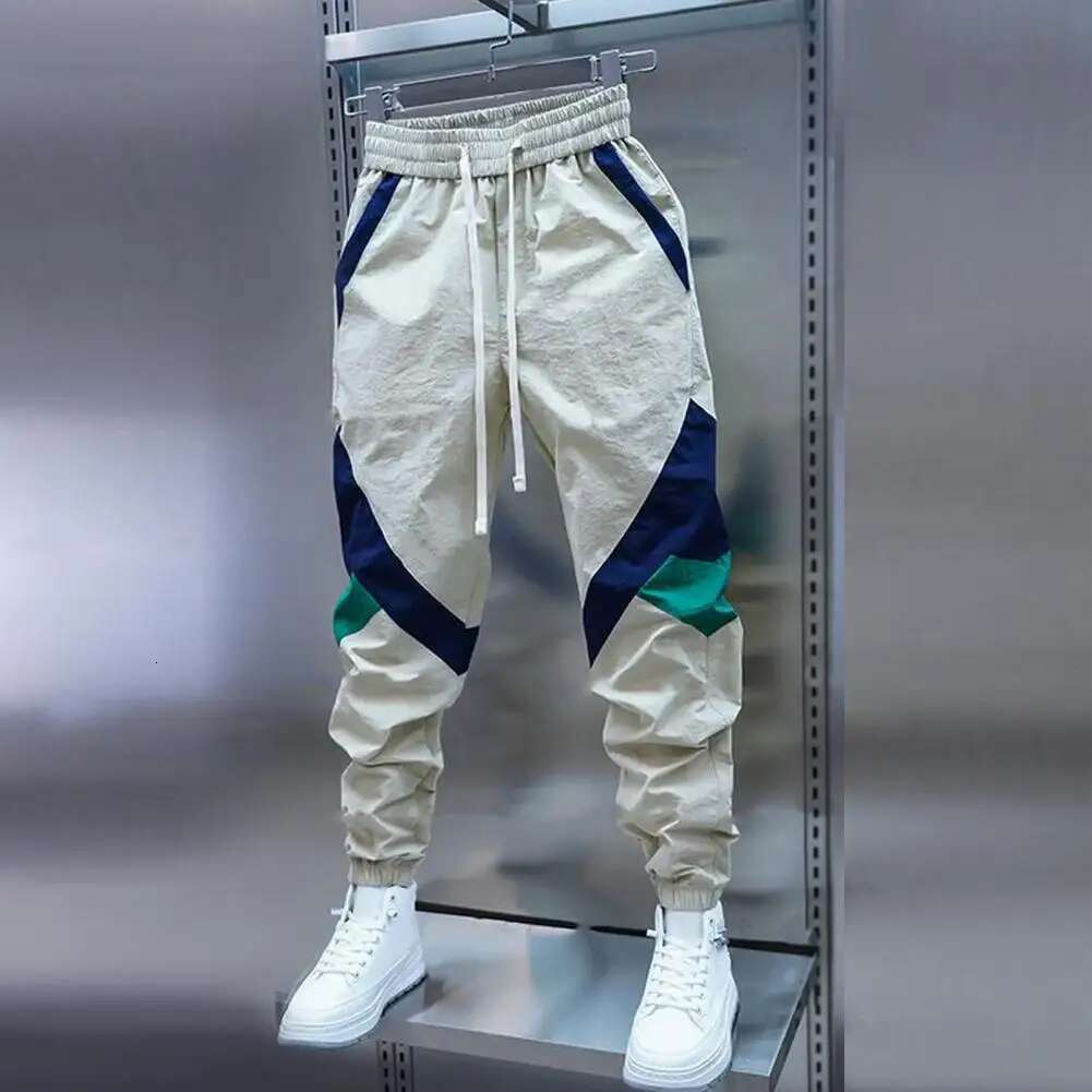 Men s Multi Pocket Elastic Jogging Pants Khaki Pants Harem Multi Pocket Fashion Designer High quality Pure Cotton Oversized Loose Casual Pants 2025 Su